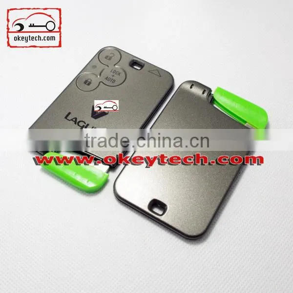 Okeytech key card renault for Renault Laguna 3 buttons card cover key card renault laguna
