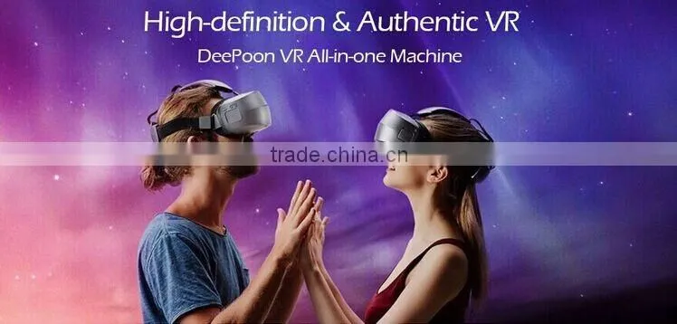 Wholesale Deepoon M2 High resolution 9D vr 2560 x 1440 All-in-one virtual glasses for WIFI and Bluetooth Connected vr headset