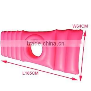 Pink inflatable maternity pool floats water air mattress bed for pregnant women