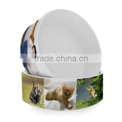 Sublimation ceramic pet bowl