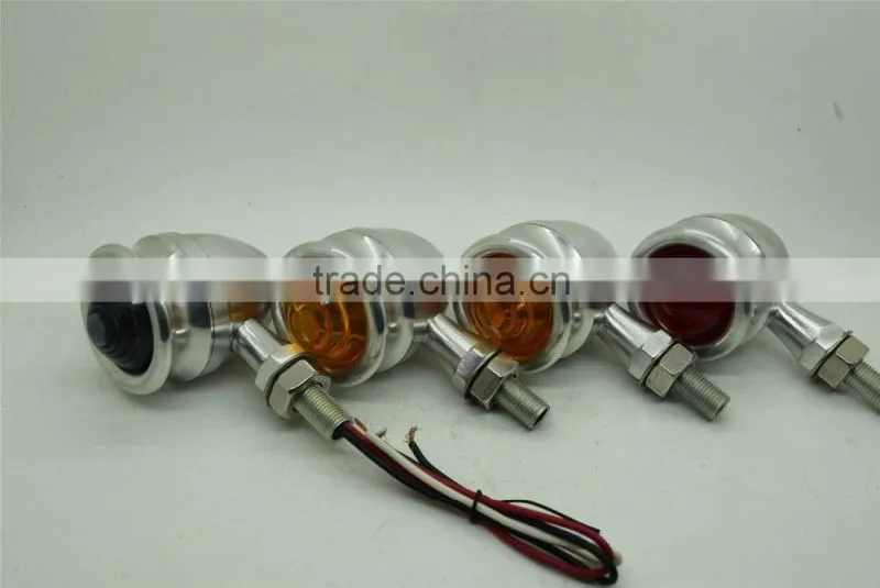 Motorcycle Bullet Turn Signal lights Indicator For Harley Sportster Street Glide