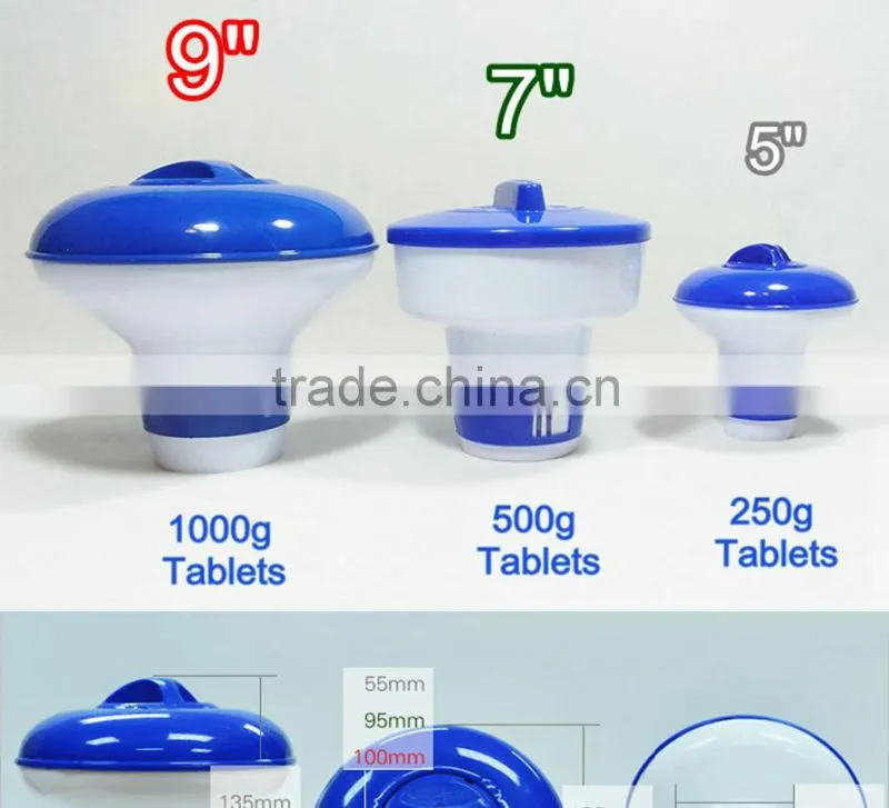 LYT Guangdong cheap floating chlorine tablet Chemical auto feeder dispenser for swimming pool