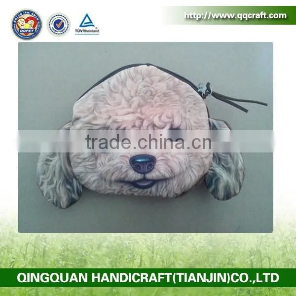 Aimigou wholesale personalized animal face coin purse cute cat purse