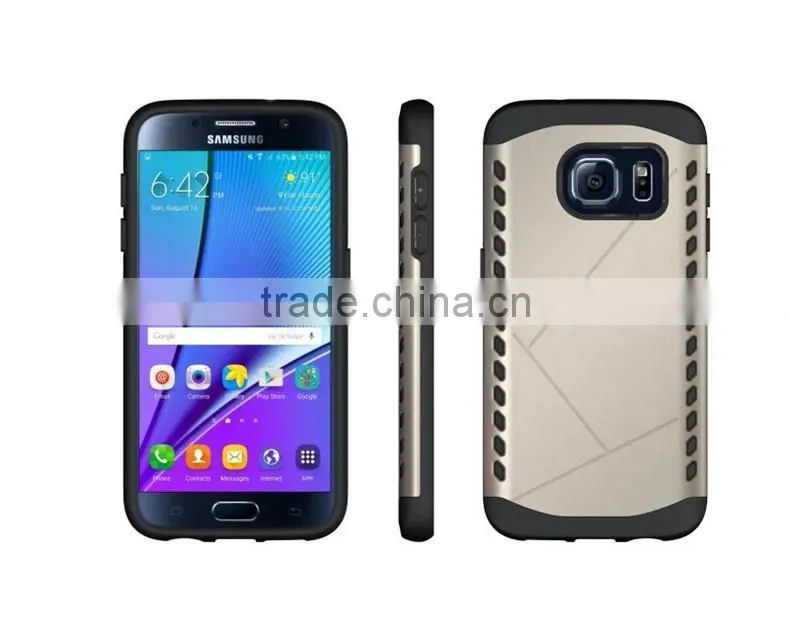 2016 New Arrival 2 in 1 TPU+PC Hybird Heavy Duty Armor Shield Cover Protective Case for Samsung Galaxy S6 S6edge s7 s7edge
