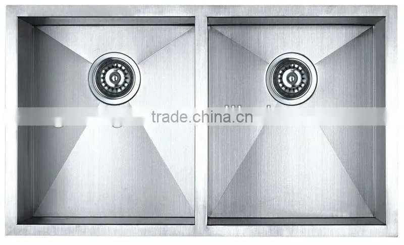 Stainless Steel Hand Made Kitchen Sink GR-3320D