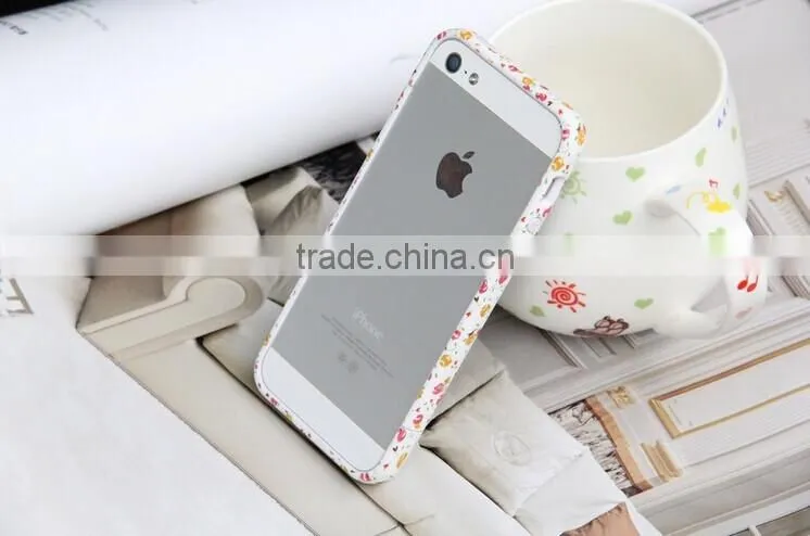 Lovely Country style For iphone6 Bumper Case two parts with Pastoralism Broken Flower