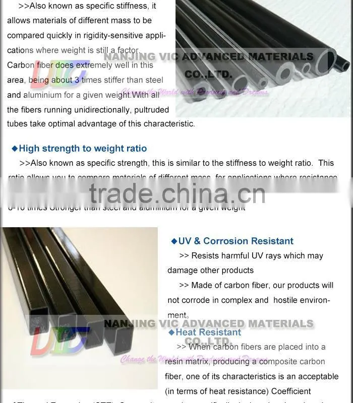High Strength Carbon Pole,Corrosion Resistant Carbon Fiber Pole,LightWeight,Stiffness,China Supplier