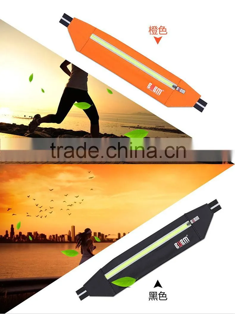 Outdoors Running custom elegant BUBM waterproof Light cellphone sport waist bag