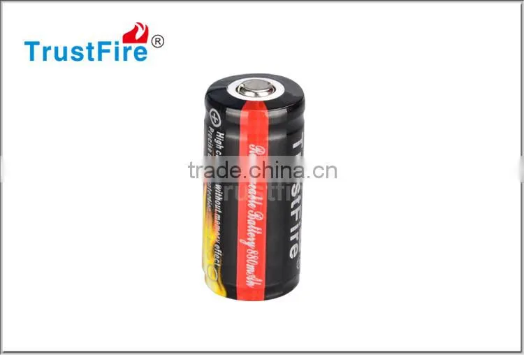 Trustfire portable 900mAh 16340 3.7v 900mAh rechargeable protected lipo battery from china manufacturer