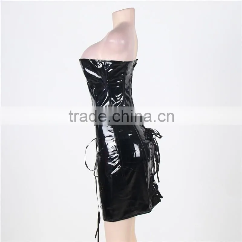 Hot selling slimming sexy corset sexy mature corset sexy leather corset