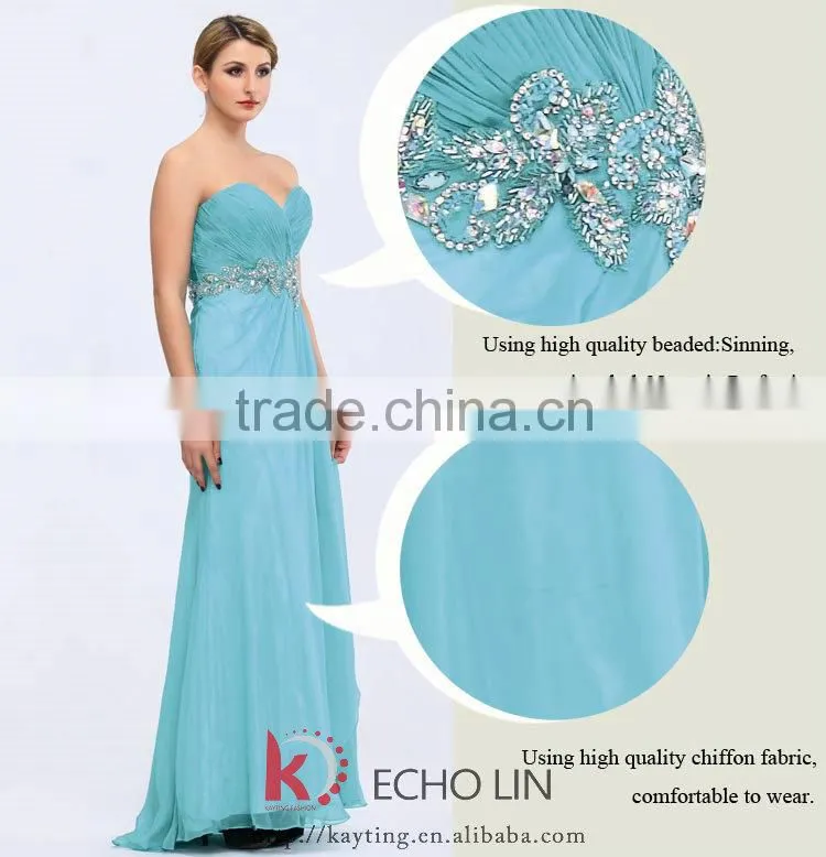 Sexy formal chiffon off shoulder bead evening dresses china