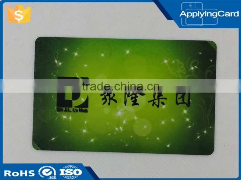 Two sides full color printing PVC Card business card with low cost