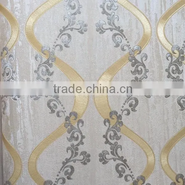 Fashion beautiful flower beauty Damask wallpaper for living room