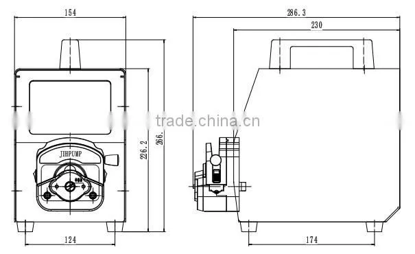 JIHPUMP Touch Screen Peristaltic Pump BTC-100CA Group