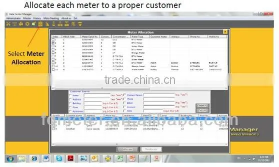 M-bus management system V2.0