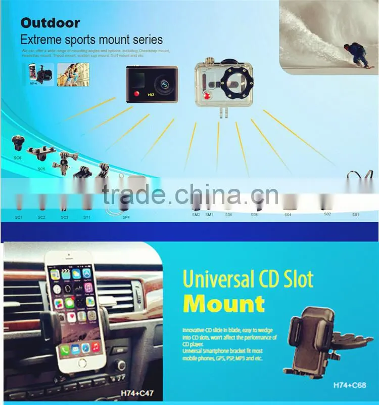 2016 Newest 3.5-6" Mobile Phone Holder for Treadmills/Strollers/ShoppingTrolley Cart/Car vent/Steering Wheel