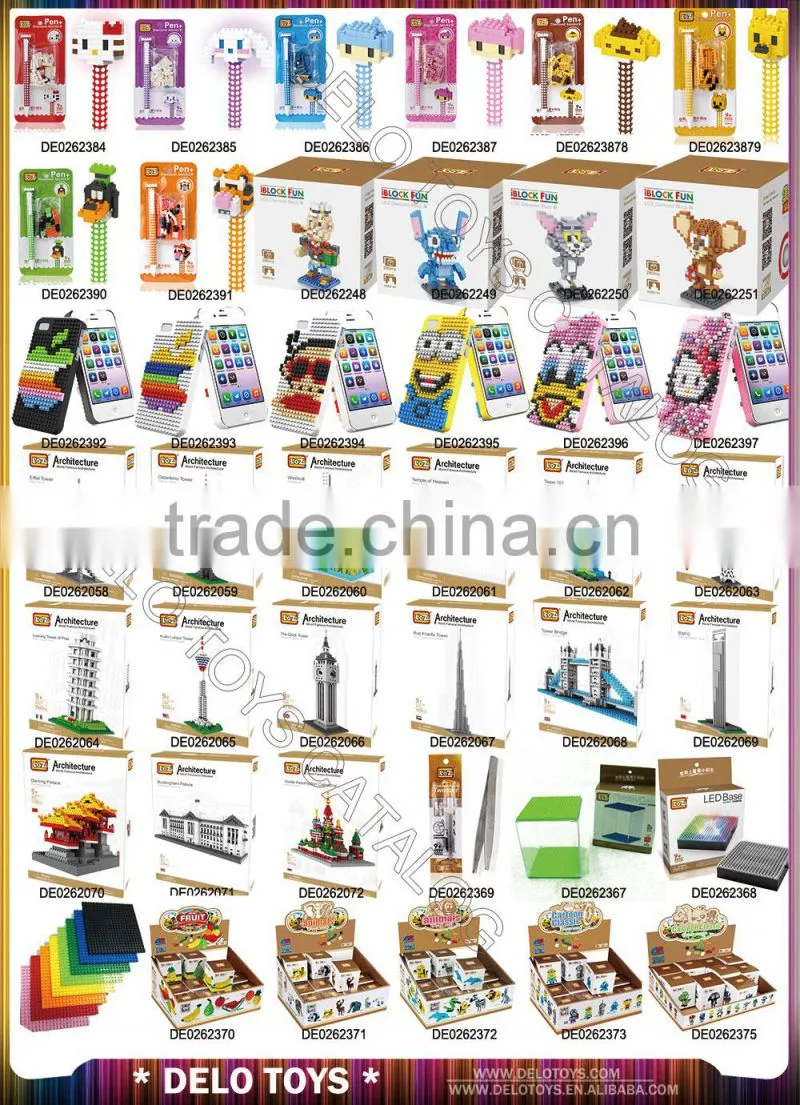 China shantou chenghai toys plastic diamond blocks LOZ assemble set big hero DE0262318