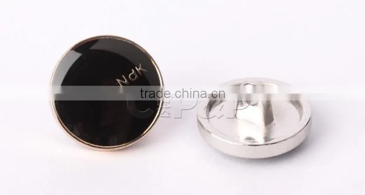 Epoxy surface black types of custom large sew button