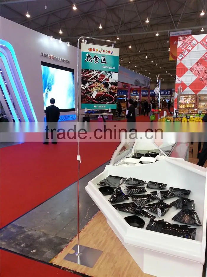 Supermarket ground metal pop price display stand
