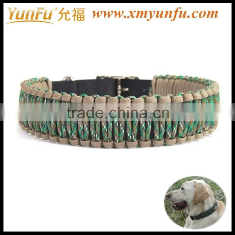 Factory Price Nylon Colorful Buckle cheap Blue dog collars