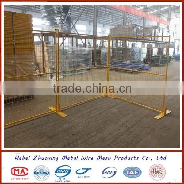 Alibaba China hot sale in Canada America and easily assembled Canada temporary fence
