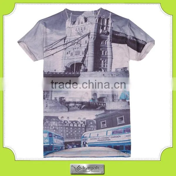 custom black loose print cotton round neck tshirts