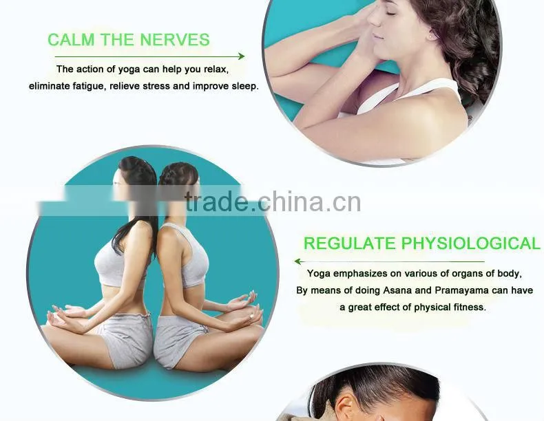 Custom Professional Pilates Eco Yoga Mat/Anti-slip Rubber PVC Yoga Mat