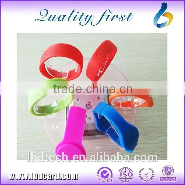 Custom Logo Printing RFID Bracelet Wristband Ntag213/ Ultralight EV1Chip