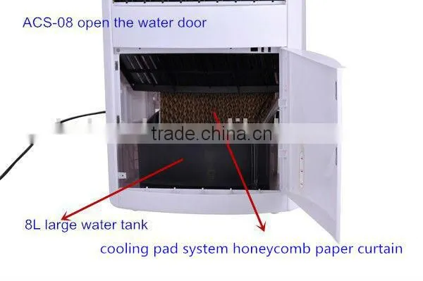 Key-press Portable LED Air Cooler Without Water