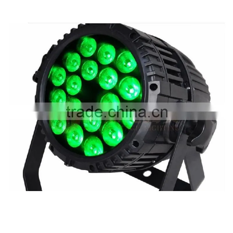 18pcs*10w rgbw led par light waterproof wash led par can