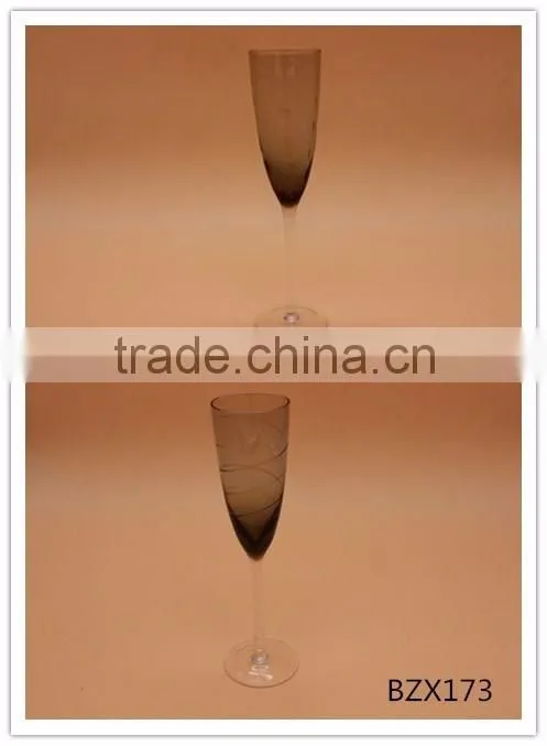 Mouth Blown High Quality Drinking Champagne Flute