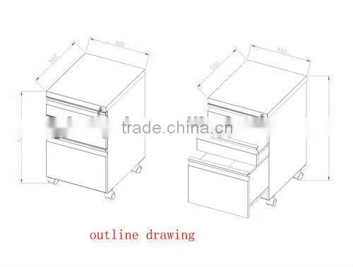 Steel File Cabinet On Wheels