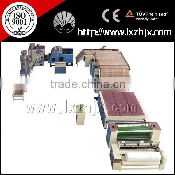 Non woven Thermo Bonded Wadding Production Line , Glue Free Padding Plant