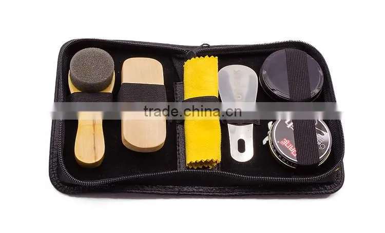6 accessories Discount leather polish bag kit