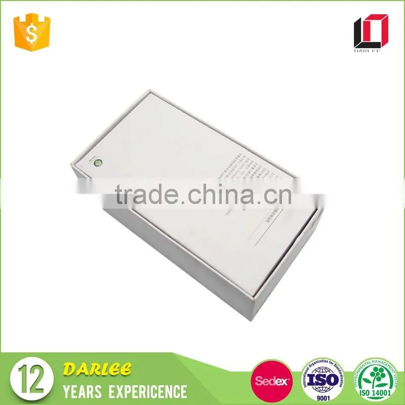 Wholesale free samples high end custom cardboard paper cell phone box with own logo