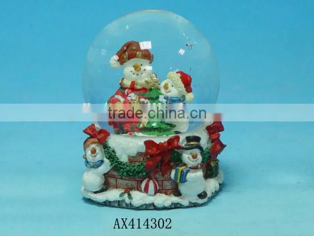 Christmas Decoration Resin globe glass snow globe crafts