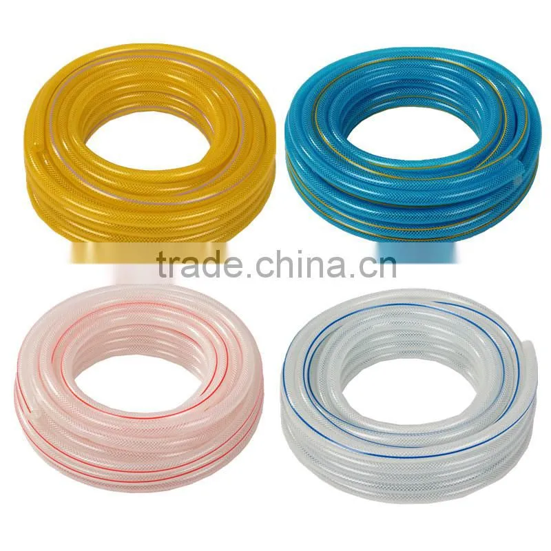 3/8'' all size PVC water hose clear fiber reinforced plastic hose