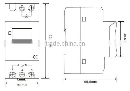 Programmable DIN RAIL Timer