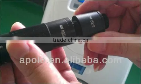 q switch nd yag laser tattoo removal system HS 250 laser permanent tattoo removal machine by shanghai med apolo medical tech