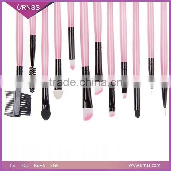 32pcs Pink Synthetic Makeup Brushes Set