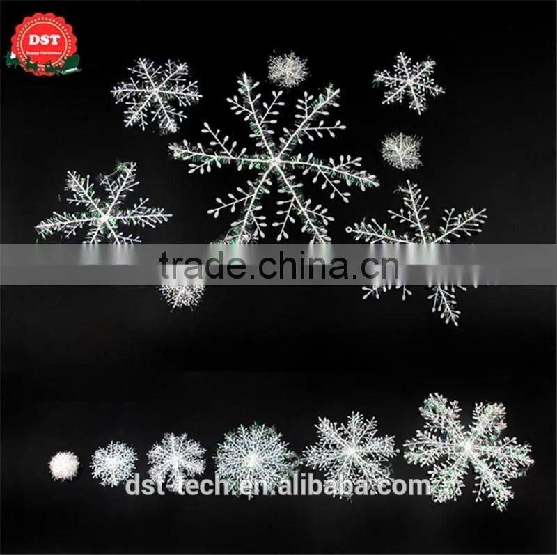 Christmas tree decorations fake snow