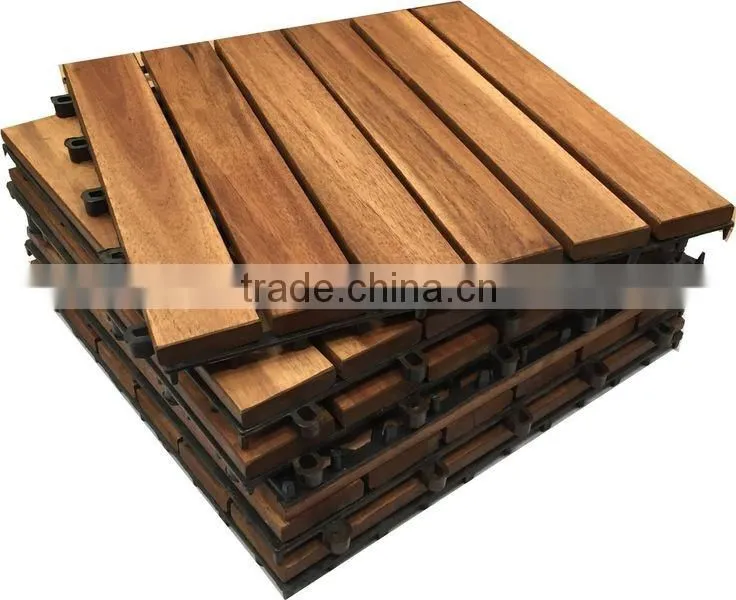 Wood decking/Interlocking outdoor deck tiles , Wood garden deck tiles, Garden tiles