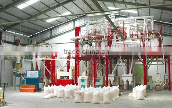 Advanced technology processing plant for corn grits