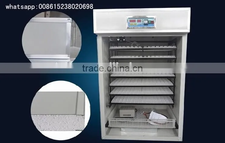Newest full automatic egg incubator/hatcher with factory price