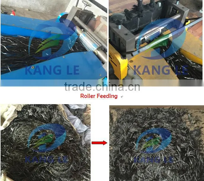 100-500kg/h waste Glassfiber roving Chopping machine / Glassfiber Chopper