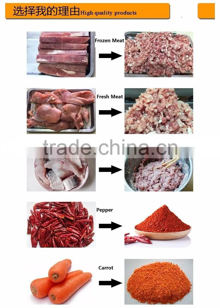 200kg/h 304 Stainless steel Best Commercial meat grinder