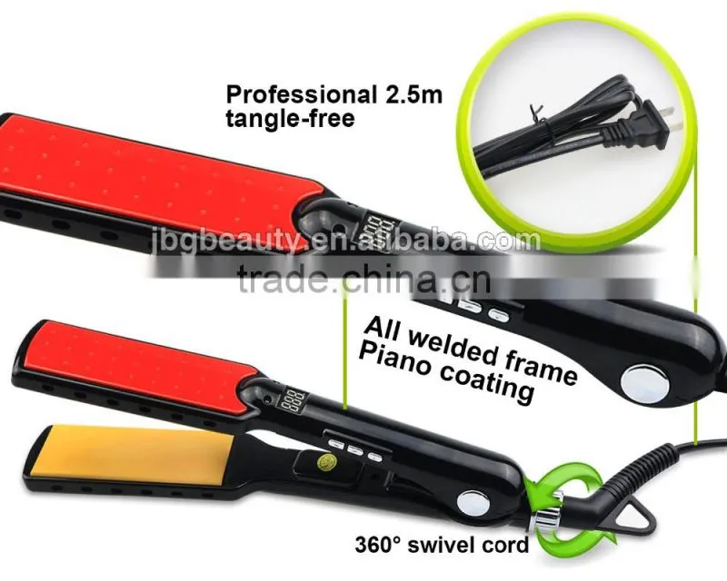 2017 LCD Display Digital Temperature Control Auto Hair Straightener