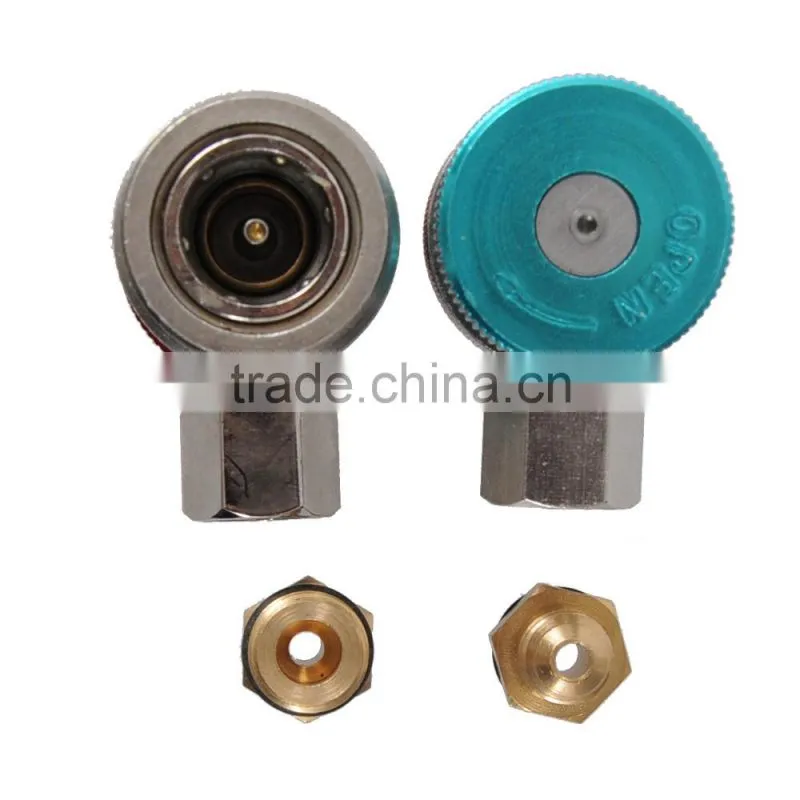 2017 New design One Pair of R134A AC Air Condition Adjustable Quick Coupler Adapter Connector
