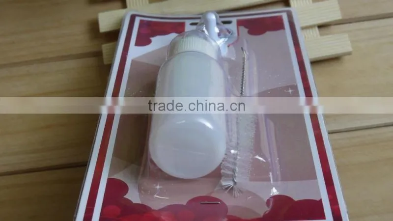 pet products feeding-bottle with cleaning brush