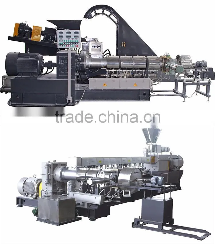 Small Stage Recycled Plastic Nylon Pelletizer Extruder Machine Line